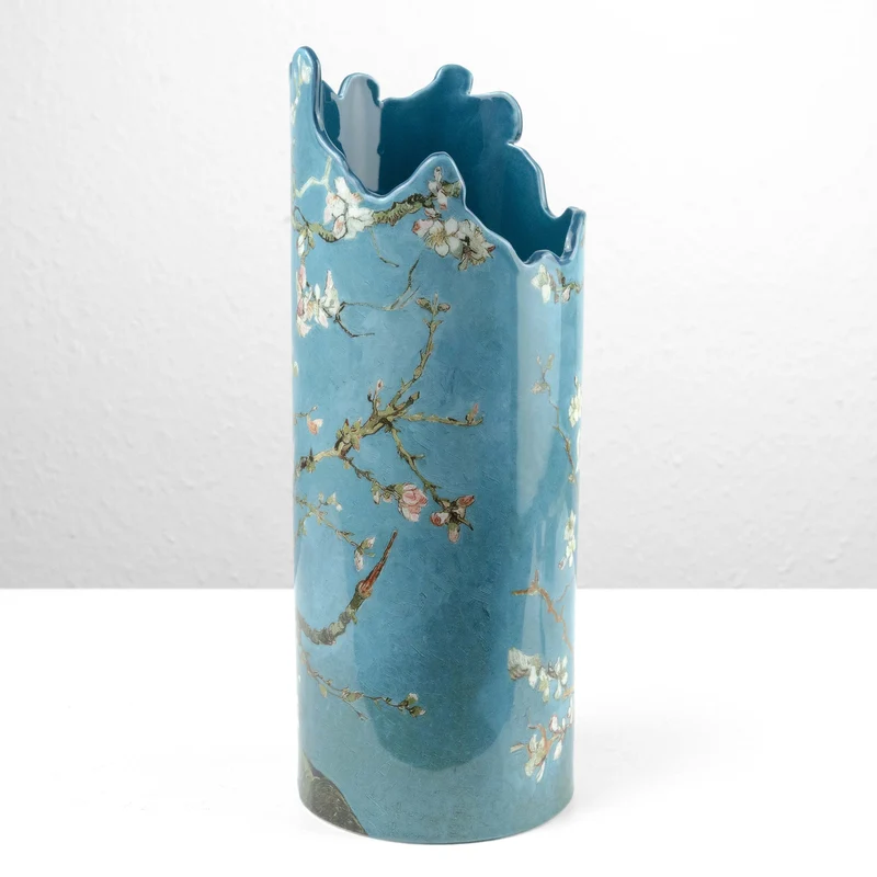 Vase en Céramique "L'Amandier en Fleurs de Van Gogh"