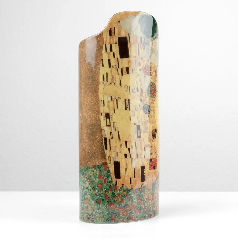 Vase en Céramique "Le Baiser de Klimt"