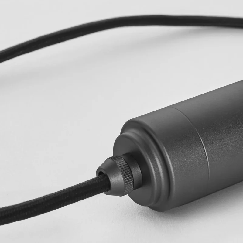 The Original Nine Pendant in Graphite + Sphere IV