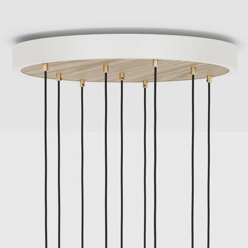 The Original Nine Pendant in Oak + Sphere IV