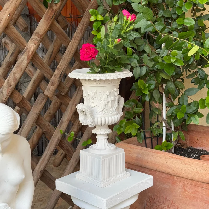 Vase Médicis - sculpture en marbre