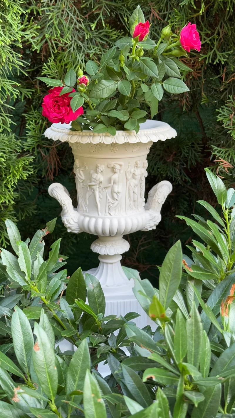 Vase Médicis - sculpture en marbre