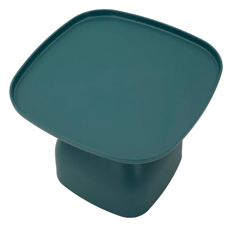 Table basse ronde bleue avec piètement sculptural – Gea Contemporary Style