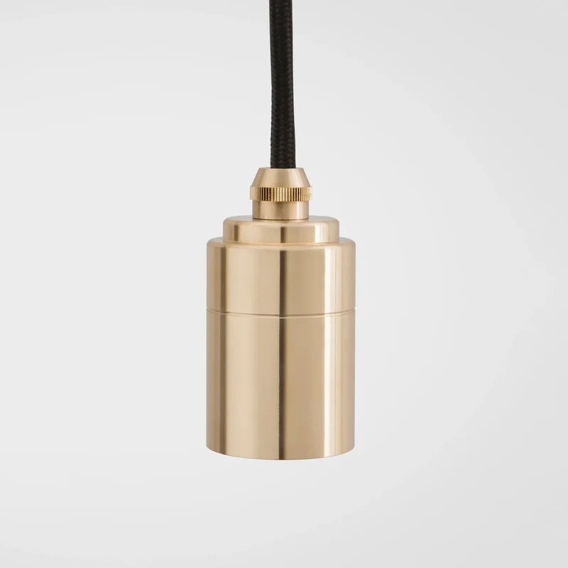 Triple Pendant in Brass + Voronoi III
