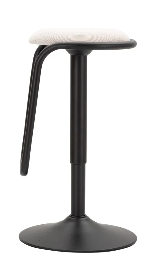 Tabouret de bar blanc réglable avec levage – Destiny Modern Design