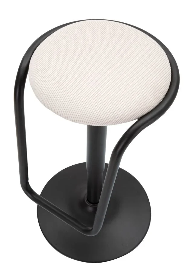 Tabouret de bar blanc réglable avec levage – Destiny Modern Design