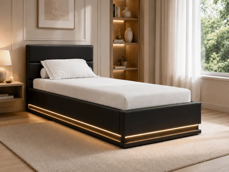 Lit coffre avec led - DARMON