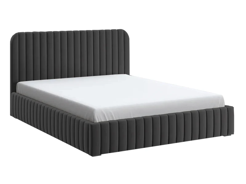 Lit design avec coffre de rangement - MAELLE