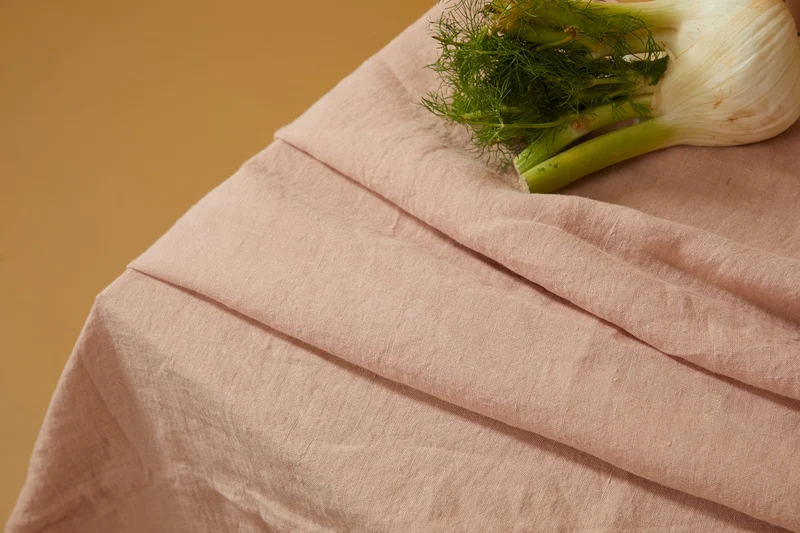 Nappe " à taaable ! " - Rose poudré
