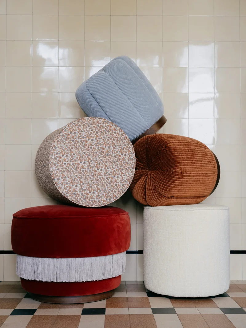 Le Piaf- Pouf Vintage