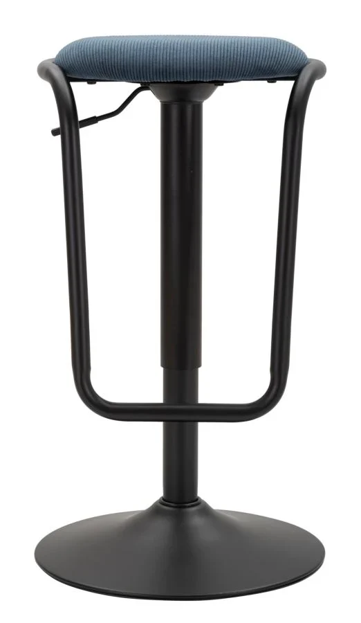 Tabouret de bar réglable bleu marine avec élévateur – Destiny Modern Design