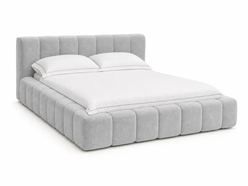Lit coffre design matelassé - CHLOE