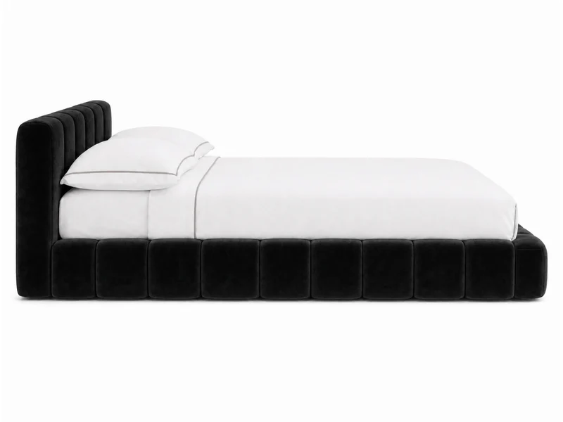 Lit coffre design matelassé - CHLOE