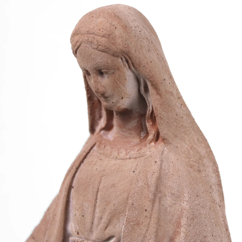 Vierge Marie Statue Jardin Terracotta (Petite)