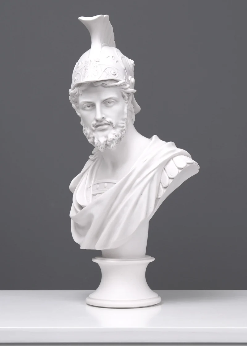 Ajax le Grand - Buste (petite taille) - sculpture en marbre