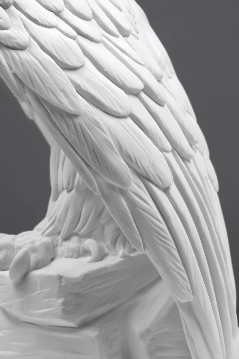 Statuette Aigle - sculpture en marbre