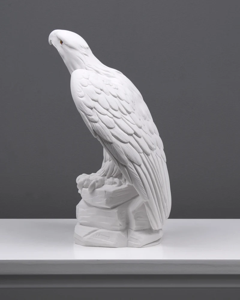 Statuette Aigle - sculpture en marbre