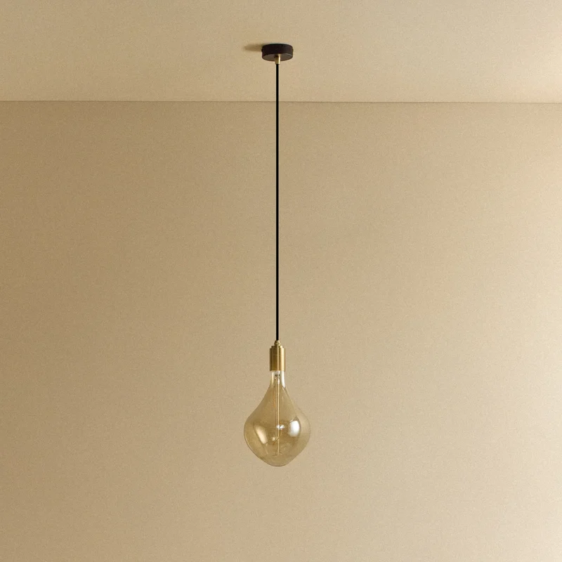 Voronoi II Pendant Light in Brass