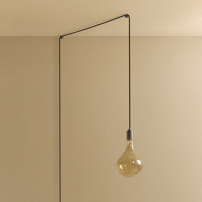 Voronoi II Plug-In Pendant in Graphite