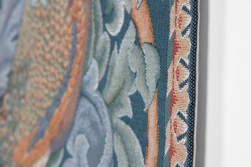 Tapisserie Gobelin Le paon (Tissage Jacquard)