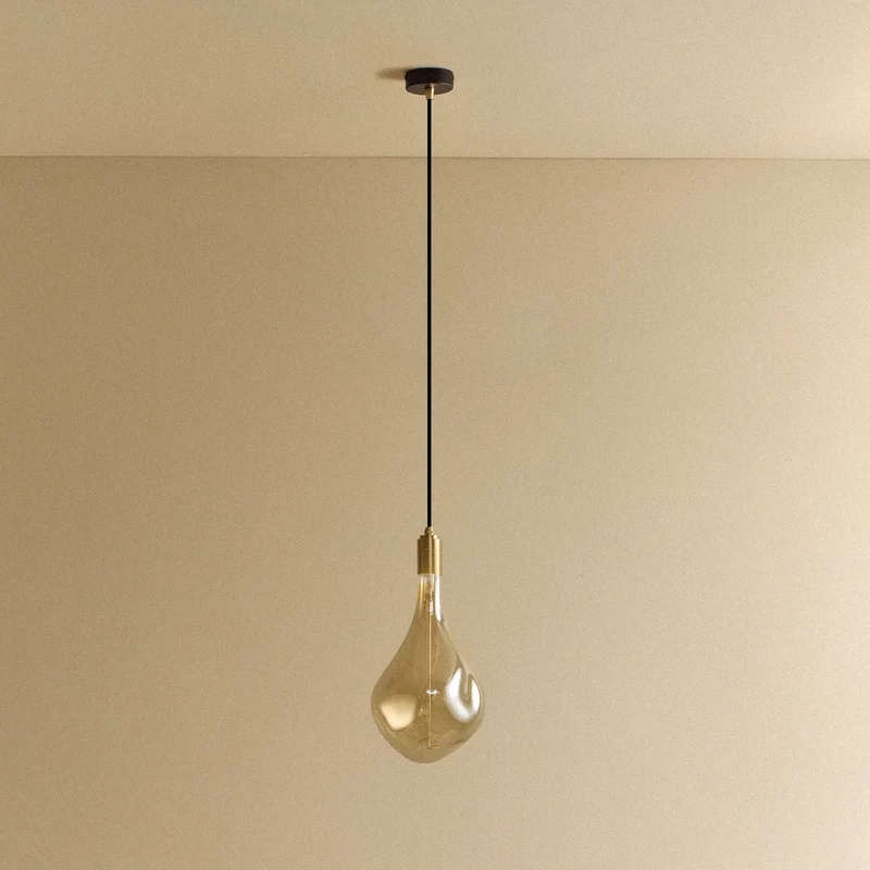 Voronoi III Pendant Light in Brass