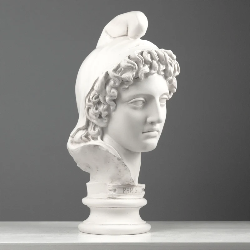 Tête de Paris – Statue inspirée de la mythologie grecque