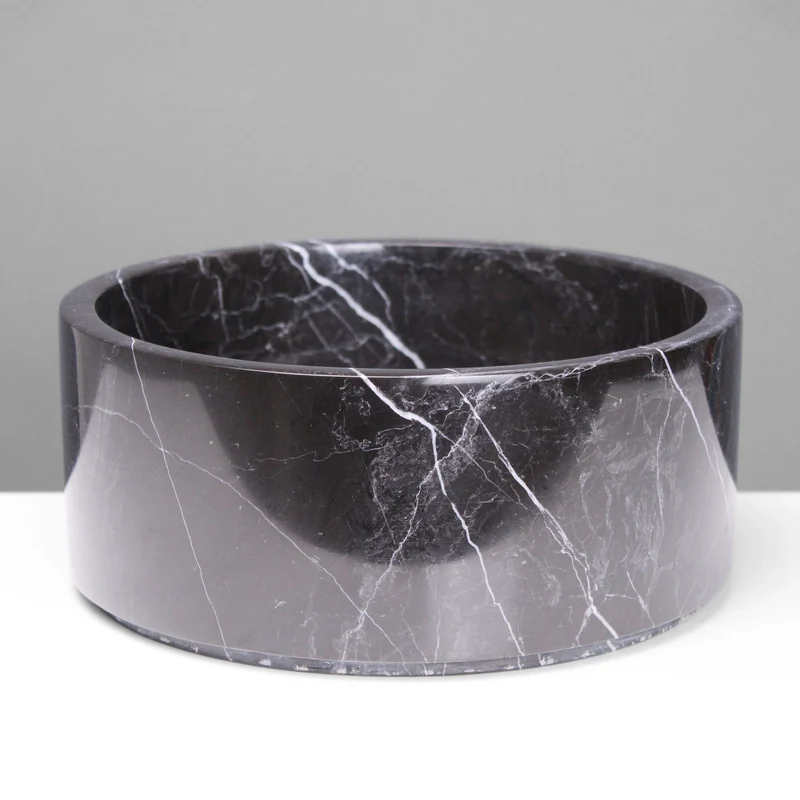 Bol pour Chien en Marbre (Noir)