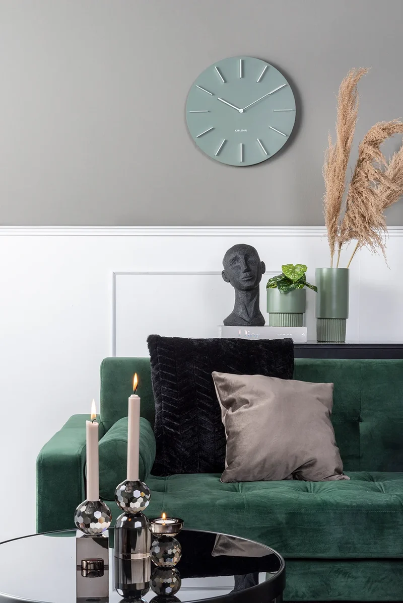 Bougeoir Noir de Luxe – Art en Verre Bol Petit