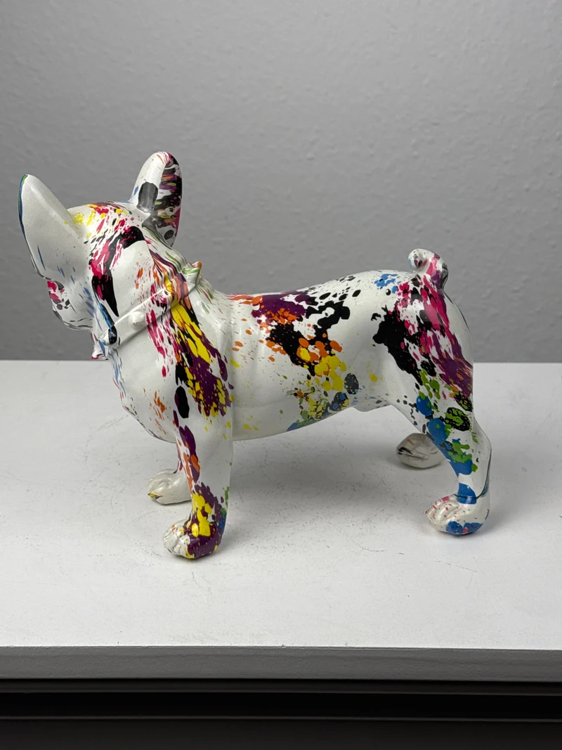 Bouledogue français Pop Art (Art moderne éclaboussé)