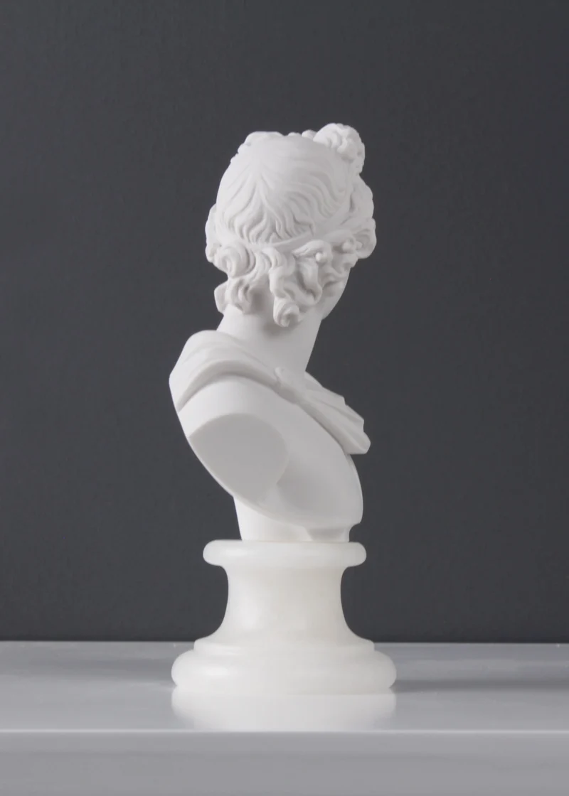 Buste Apollon - sculpture en marbre
