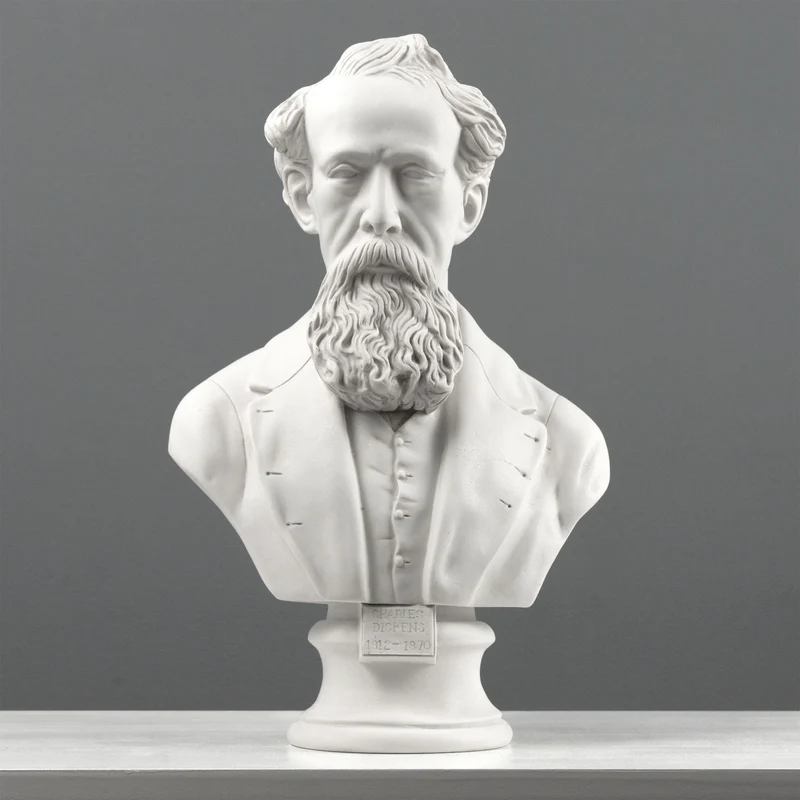 Buste Charles Dickens – Statue de l’écrivain anglais