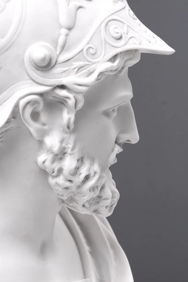 Buste d'Ajax (grande taille) - sculpture en marbre