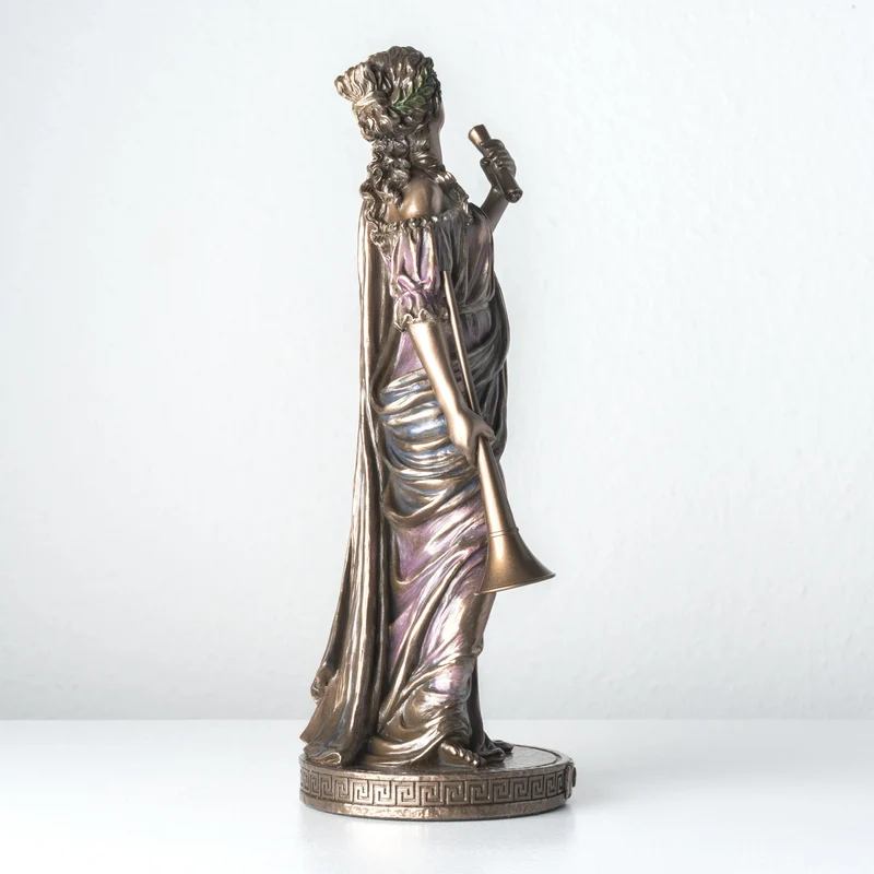 Clio – Muse de l’Histoire (Sculpture en bronze à froid)