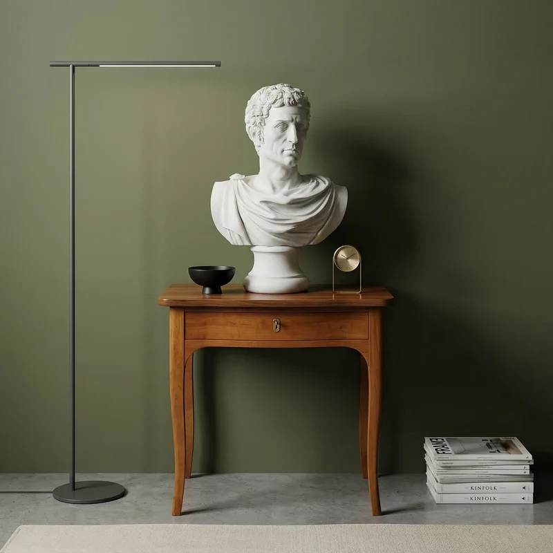 Buste de Sénateur Romain en Toge - sculpture en marbre