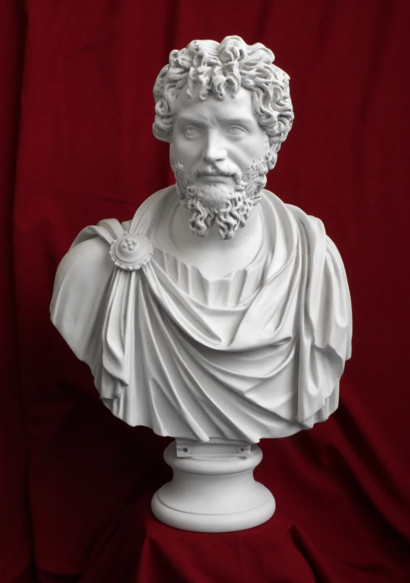 Buste de Septime Sévère - sculpture en marbre