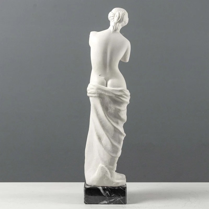 Buste de Vénus de Milo sur Socle en Marbre Noir