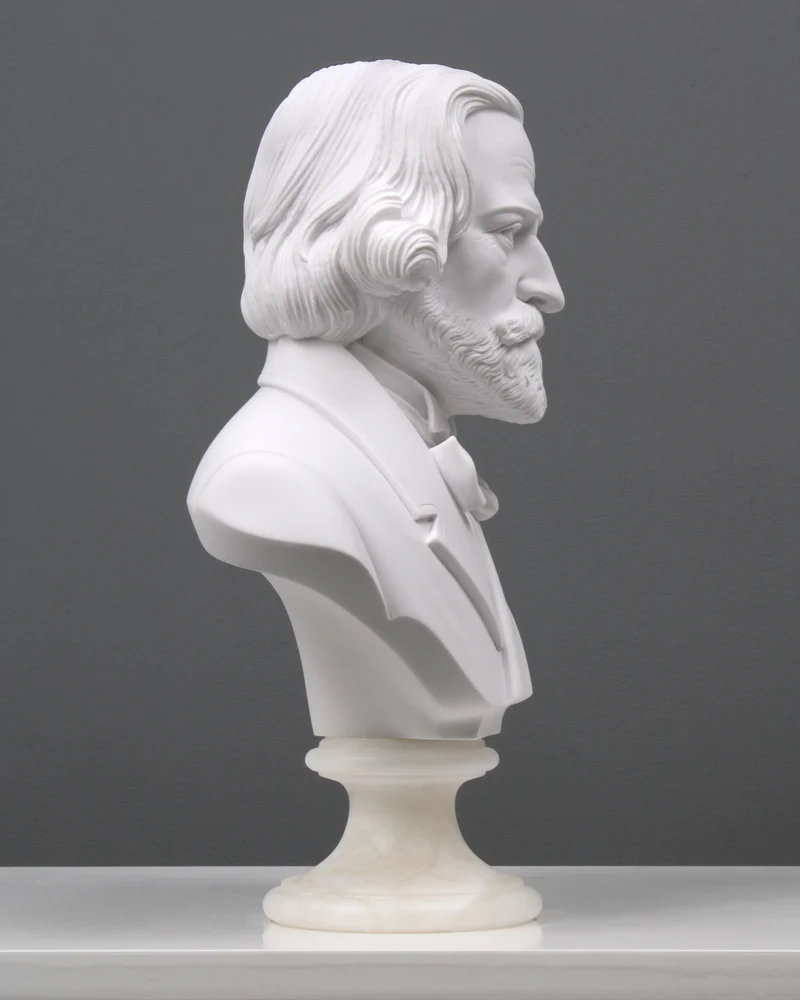 Buste de Verdi - sculpture en marbre