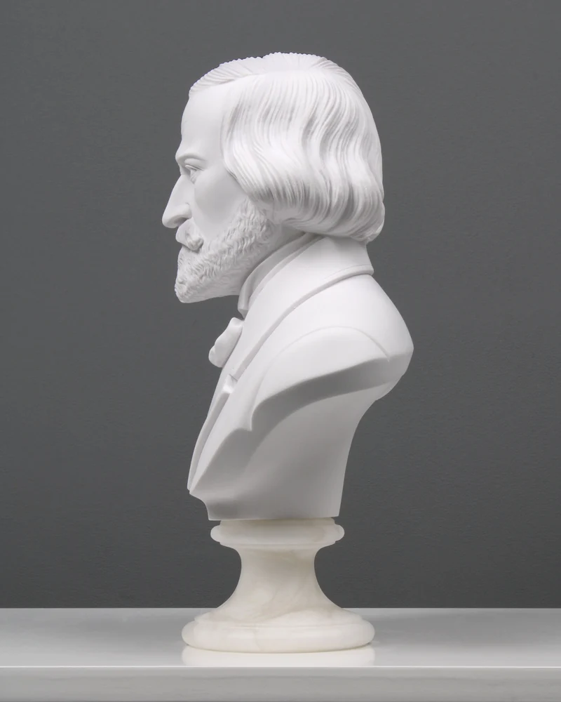 Buste de Verdi - sculpture en marbre
