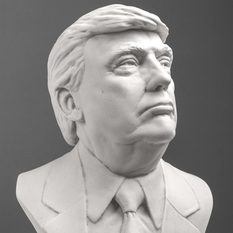 Buste Donald Trump – 45ᵉ président des États-Unis