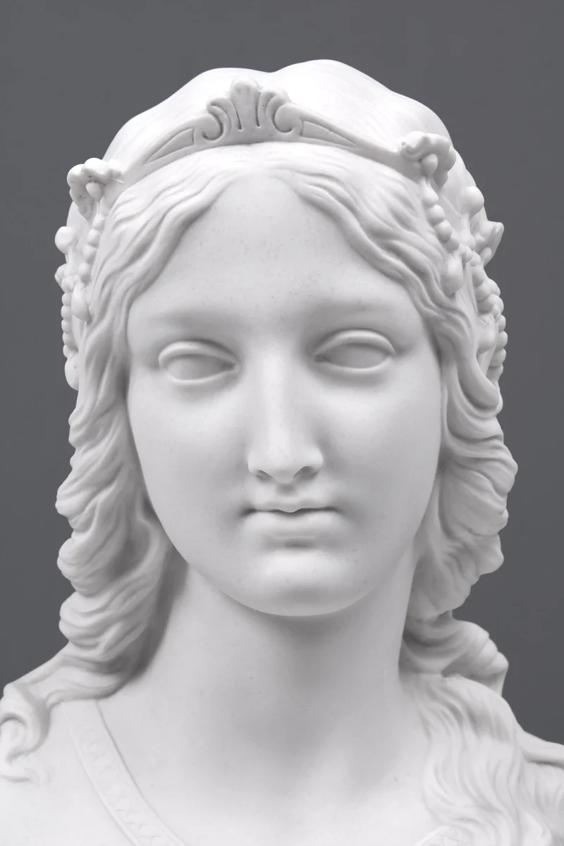 Buste d'une princesse - sculpture en marbre