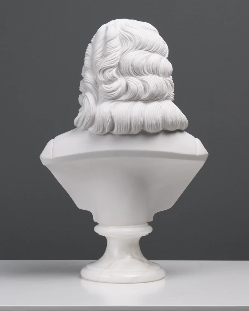 Buste de Bach - sculpture en marbre