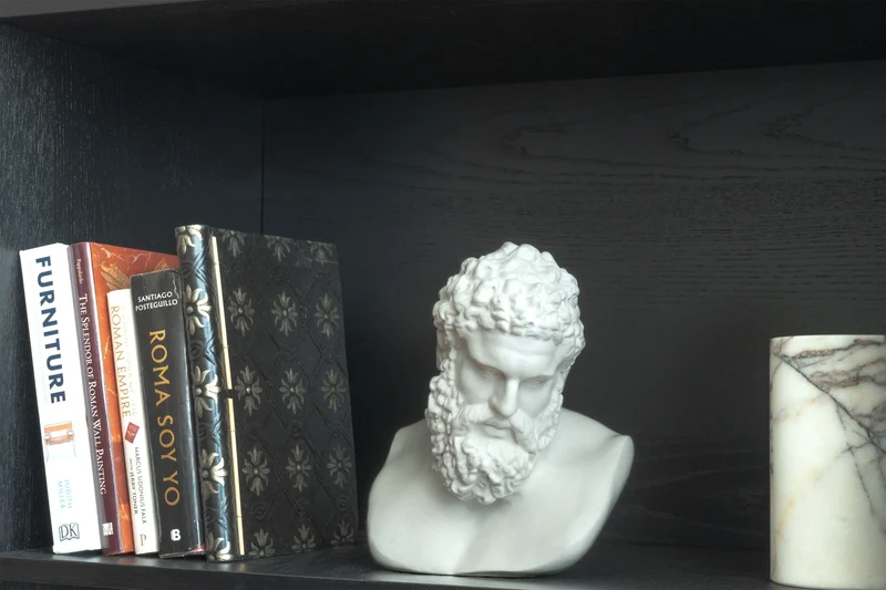 Buste d’Hercule – Héros Grec de la Force et de la Puissance – Sculpture en Marbre
