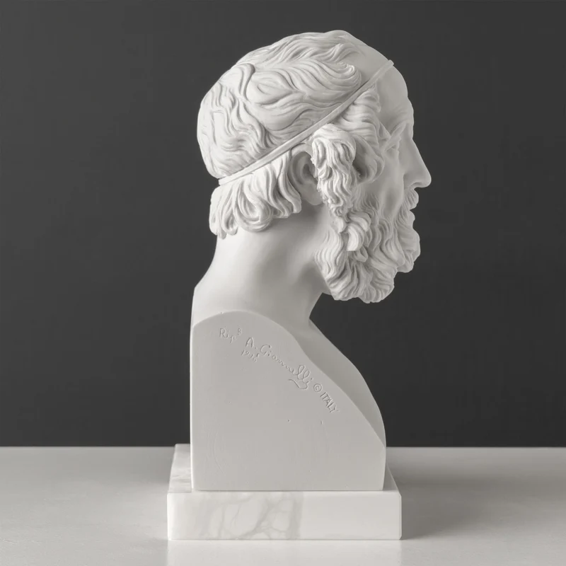 Buste d’Homère — Père de l’épopée et de la mythologie grecques