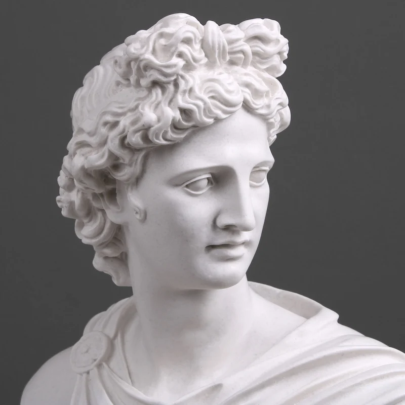 Bustes d’Apollon et Diane en Paire (Statues de Dieux Grecs)