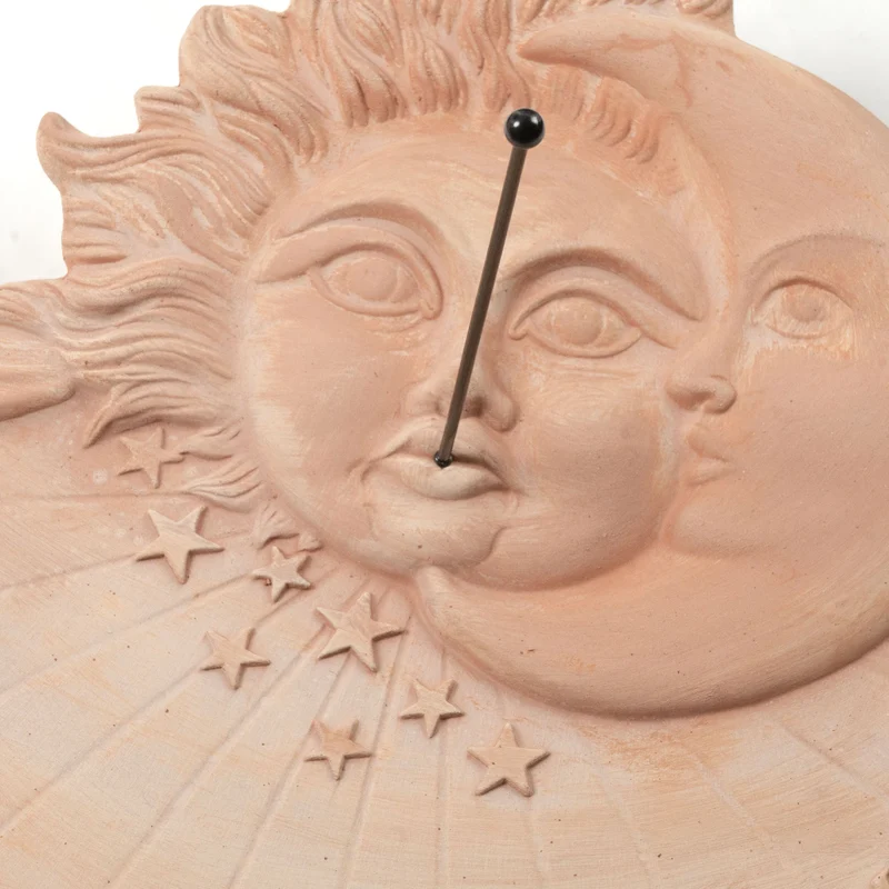 Cadran solaire italien en terre cuite