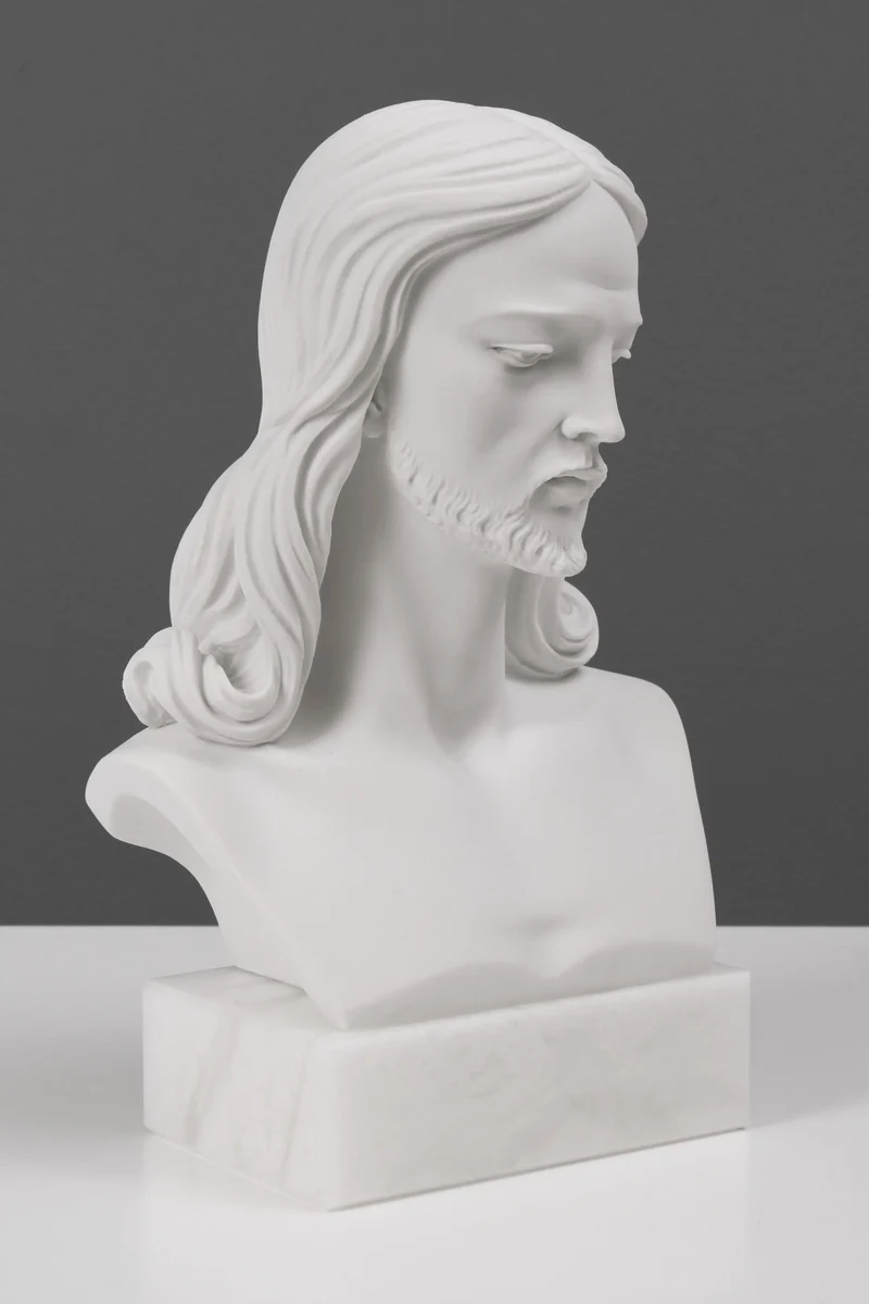 Buste de Jésus-Christ - sculpture en marbre