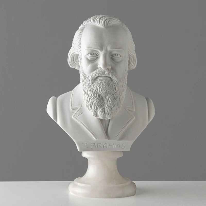 Buste de Johannes Brahms — Maître de l’Harmonie Romantique