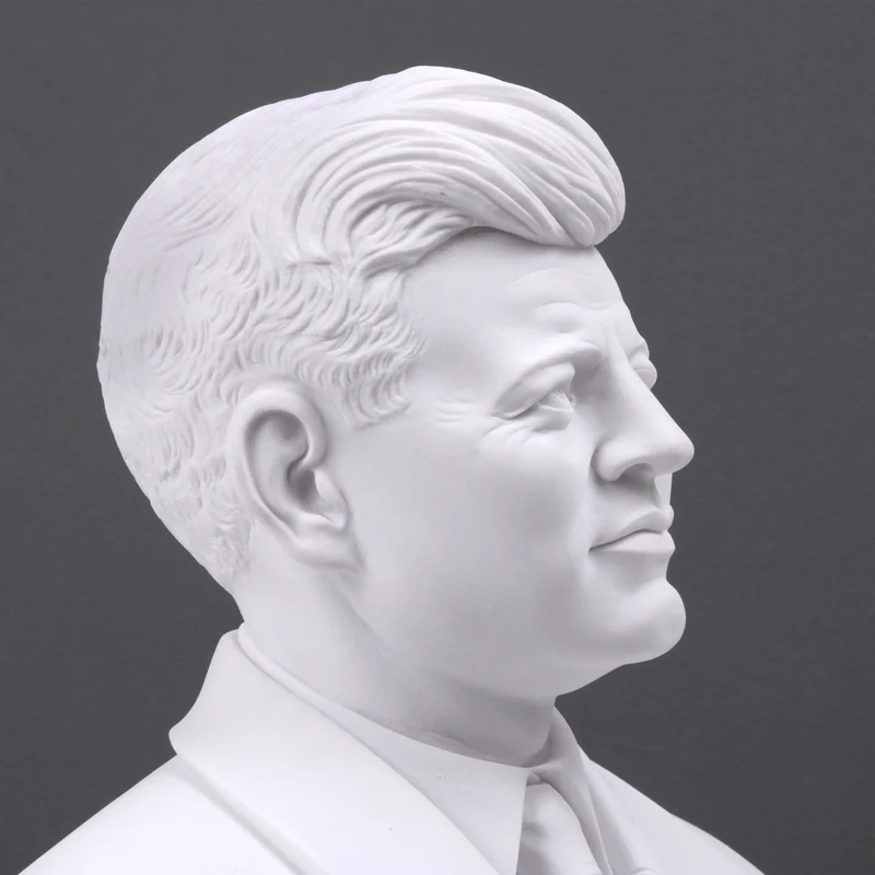 Buste de John F. Kennedy - sculpture en marbre