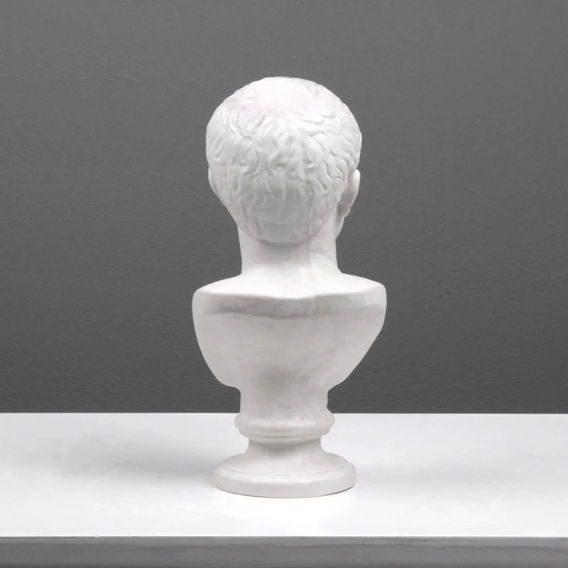 Buste de Jules César - sculpture en marbre
