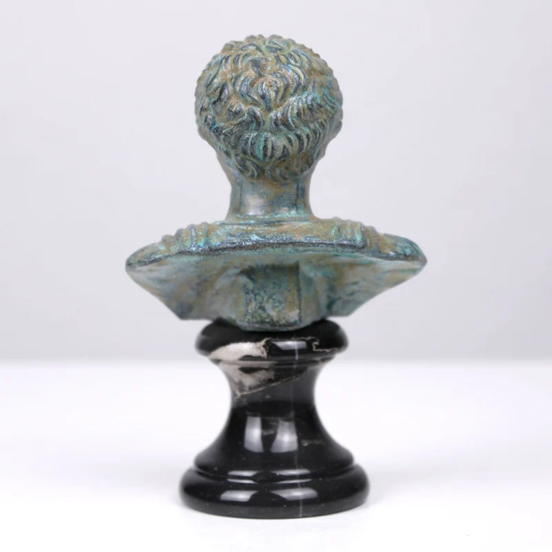 Buste de Marc Aurèle (Bronze vert)